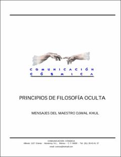 Portada Principios de filosofía oculta