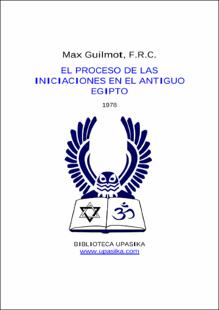 Portada El proceso de las iniciaciones en el antiguo Egipto