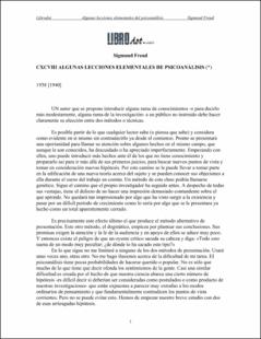 Portada Algunas lecciones elementales del psicoanálisis