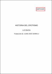 Portada Historia del erotismo