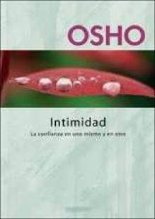 Portada Intimidad : la confianza en uno mismo y en el otro