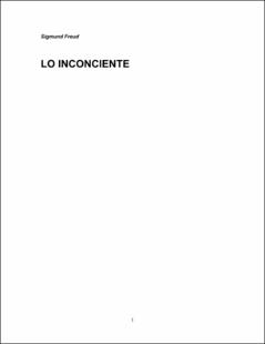 Portada Lo inconsciente