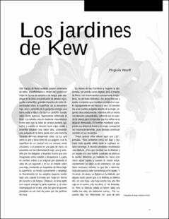 Portada Los jardines de Kew