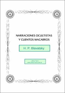 Portada narraciones ocultistas y cuentos macabros