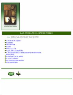 Portada Las arcillas el barro noble