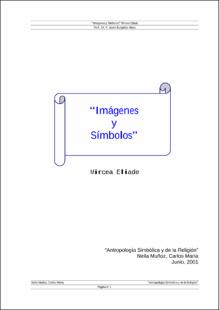 Portada Imágenes y símbolos
