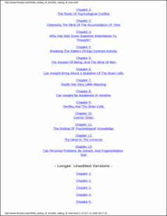 Portada The ending of time