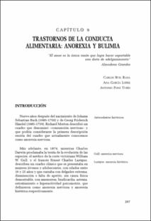 Portada Trastornos de la conducta alimentaria : anorexia y bulimia