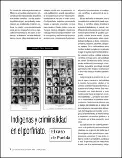 Portada Indígenas y criminalidad en el porfiriato : el caso de Puebla