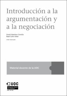 Portada Introducción a la argumentación y a la negociación