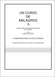 Portada Un curso de milagros 3