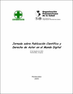Portada Jornada sobre publicación científica y derecho de autor en el mundo digital