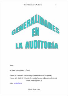 Portada Generalidades en la Auditoría