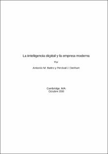 Portada La inteligencia digital y la empresa moderna