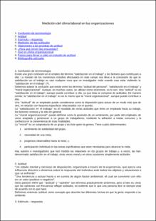 Portada Medición del clima laboral en las organizaciones