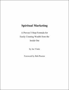 Portada Spiritual marketing : a proven 5-step formula for easily creating wealth from the inside out