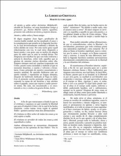 Portada La libertad cristiana
