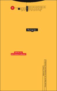 Portada Religión : Enciclopedia IberoAmericana de Filosofía Volumen 3