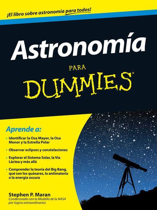 Portada Astronomía para dummies