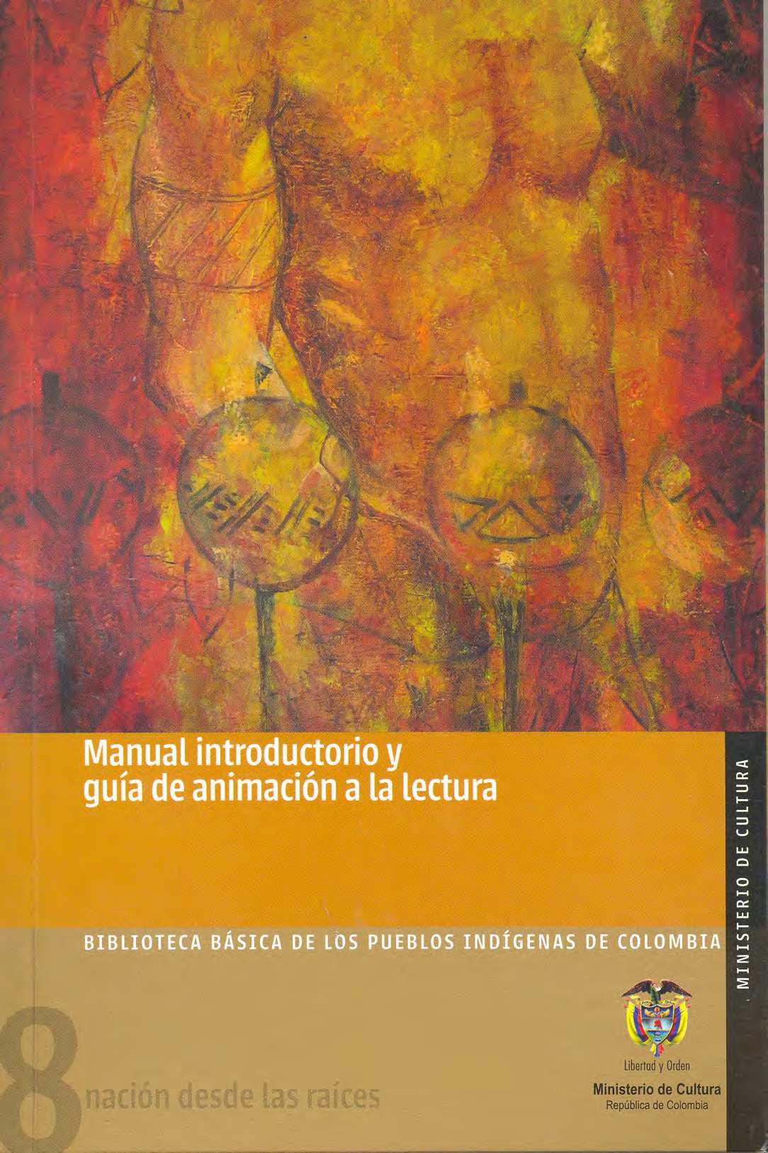 Portada Manual introductorio y guía de animación a la lectura