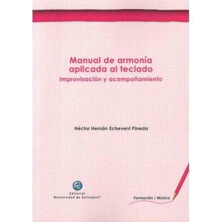 Portada Manual armonía aplicada al teclado piano