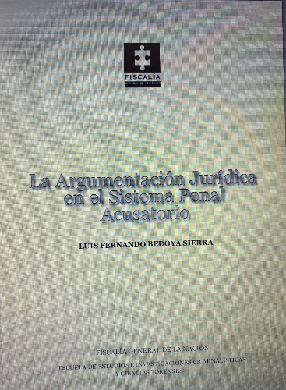 Portada La argumentación jurídica en el sistema penal acusatorio