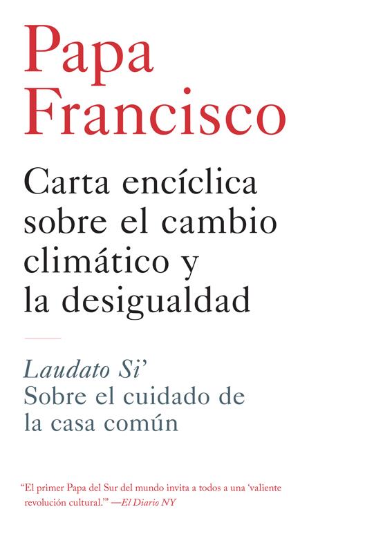 Portada Carta Encíclica sobre el cambio climático y la desigualdad