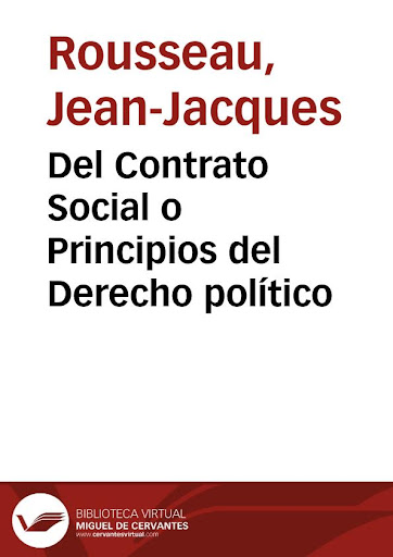 Portada El contrato social o principios de derecho político