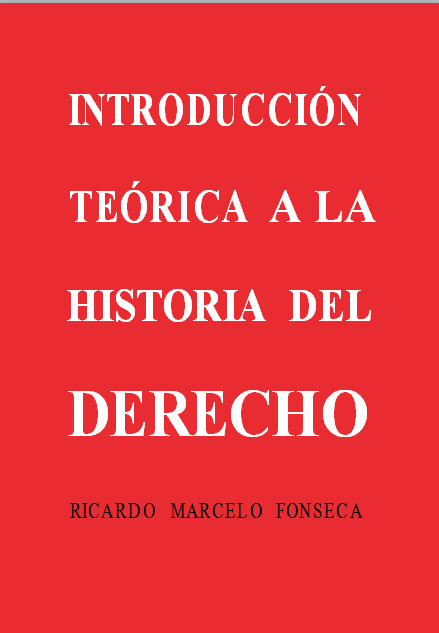 Portada Introducción teórica a la historia del derecho