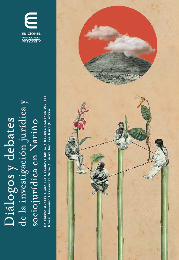 Portada Diálogos y debates de la investigación jurídica y sociojurídica en Nariño