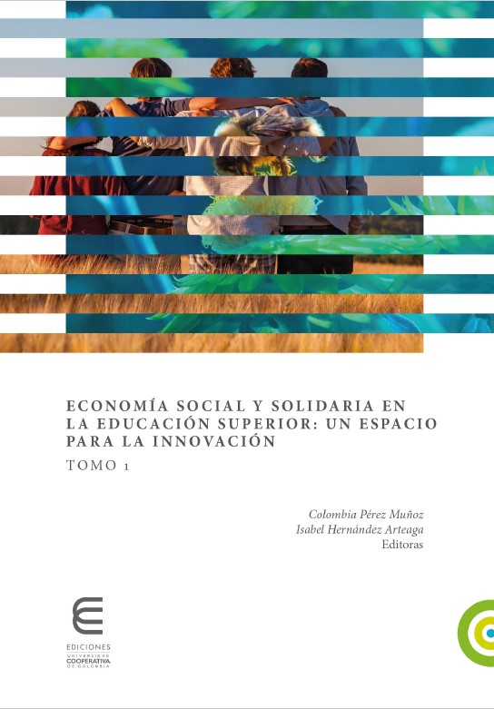 Portada Economía social y solidaria en la educación superior: un espacio para la innovación (tomo 1)