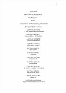 Portada La sociedad moribunda y la anarquía