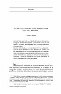 Portada La trayectoria latinoamerica a la modernidad