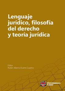 Portada Lenguaje jurídico, filosofía del derecho y teoría jurídica