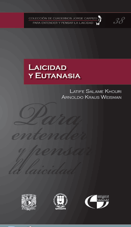 Portada Laicidad y eutanasia