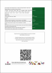 Portada Las escuelas como territorios de paz : construcción social del niño y la niña como sujetos políticos en contextos de conflicto armado
