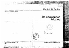 Portada Las sociedades tribales
