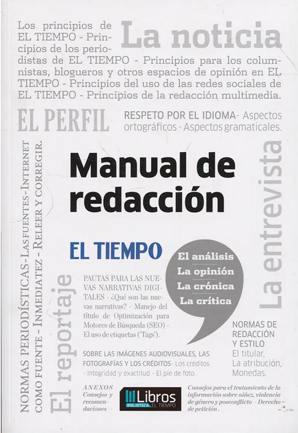 Portada Manual de redacción