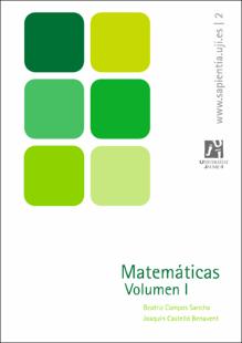 Portada Matemáticas Volumen I