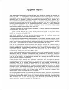 Portada Agujeros negros