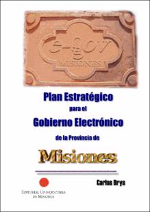 Portada Plan estrategico para el gobierno electronico de la provincia de misiones