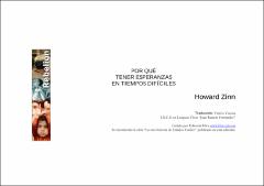 Portada Por qué tener esperanzas en tiempos difíciles