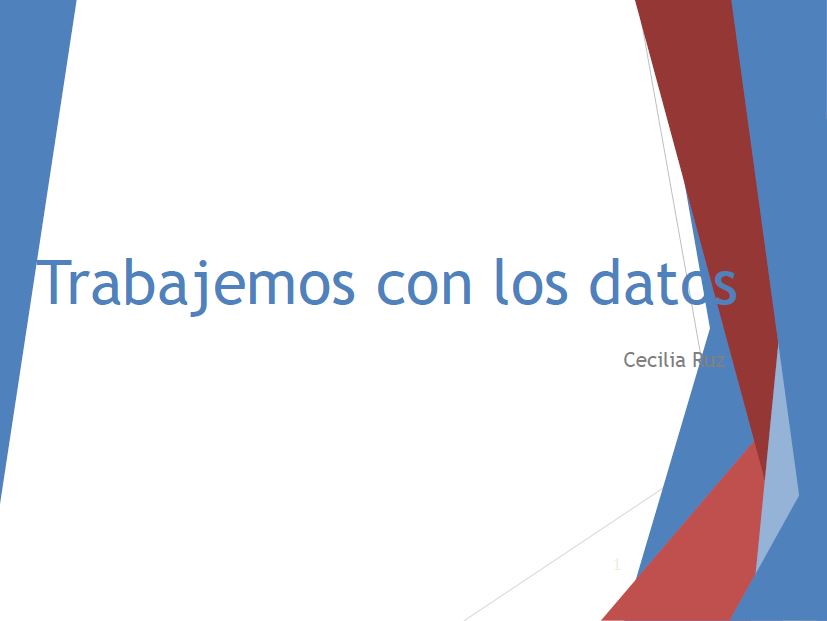 Portada Trabajemos con los datos