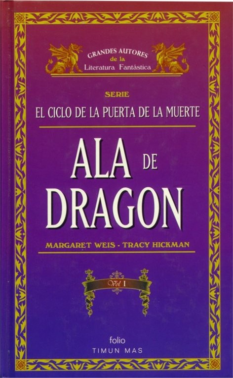 Portada Alas de dragón . Vol. I