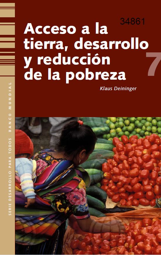 Portada Acceso a la tierra, desarrollo y reducción de la pobreza