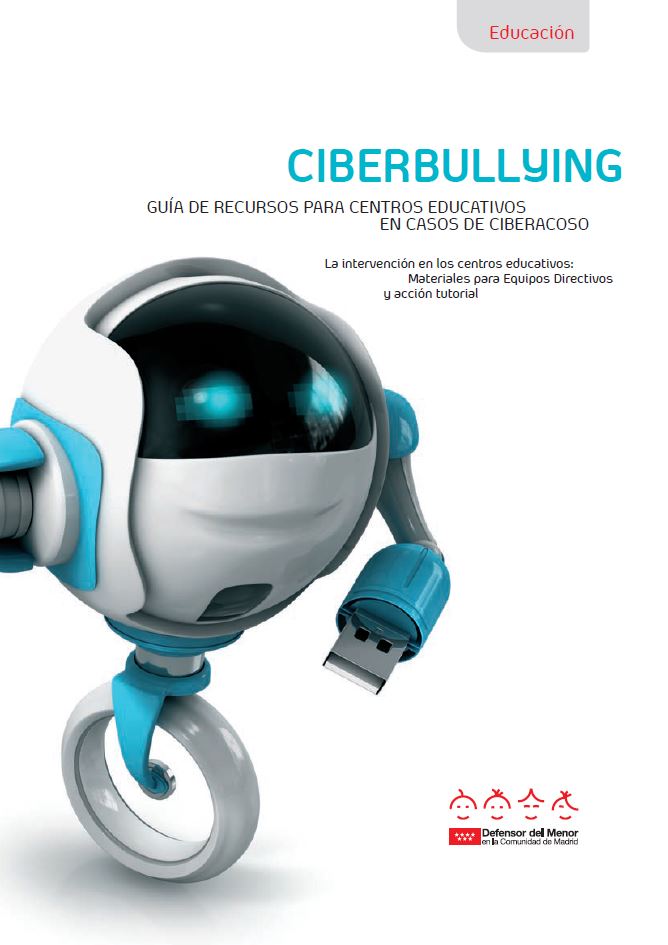 Portada Ciberbullying. Guía de recursos para centros educativos en casos de ciberacoso