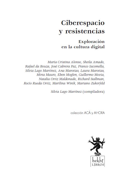 Portada Ciberespacio y resistencias