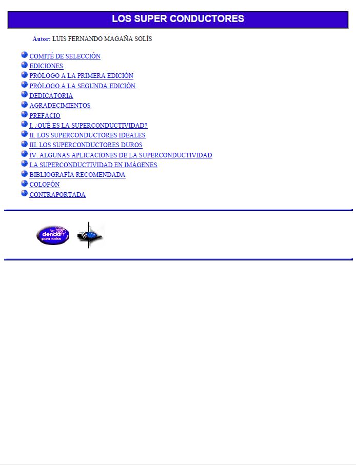 Portada Los super conductores