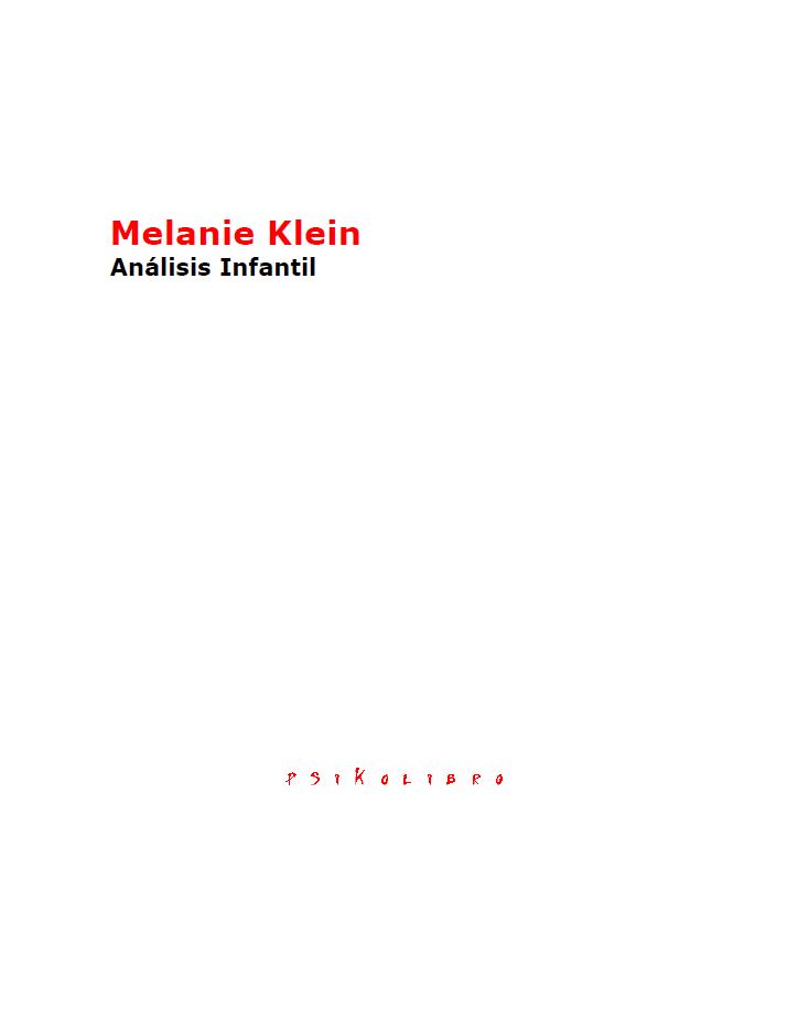 Portada Análisis Infantil
