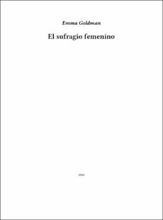 Portada El sufragio femenino